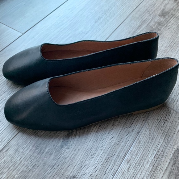 Madewell Black Ballet Flats Size 8 - Picture 6 of 6
